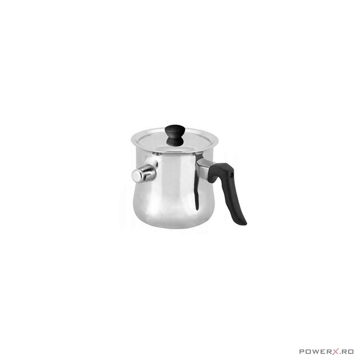 Oala pentru fiert lapte, inox, cu capac, 13.5 cm, 1litri Kinghoff