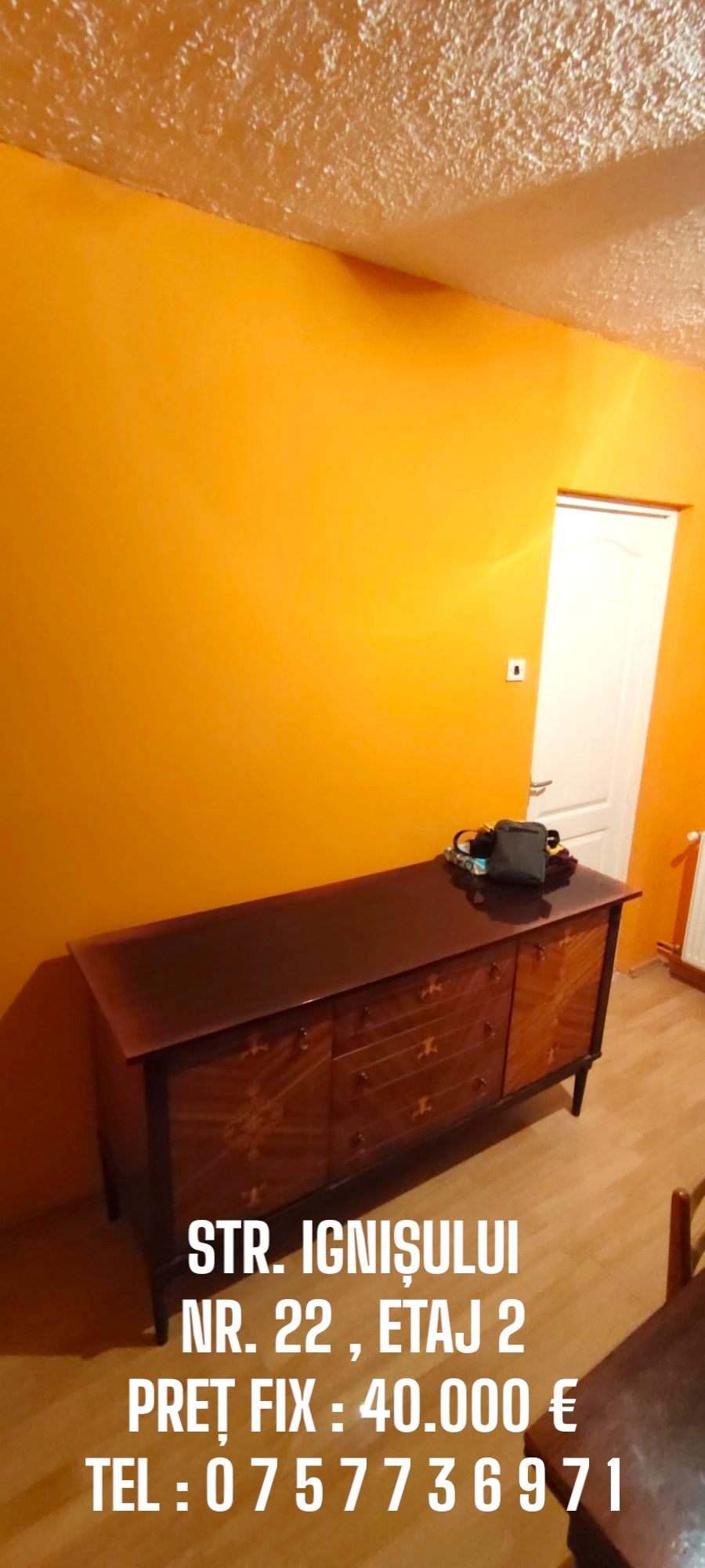 Apartament etaj 2, Ignișului, douã camere
