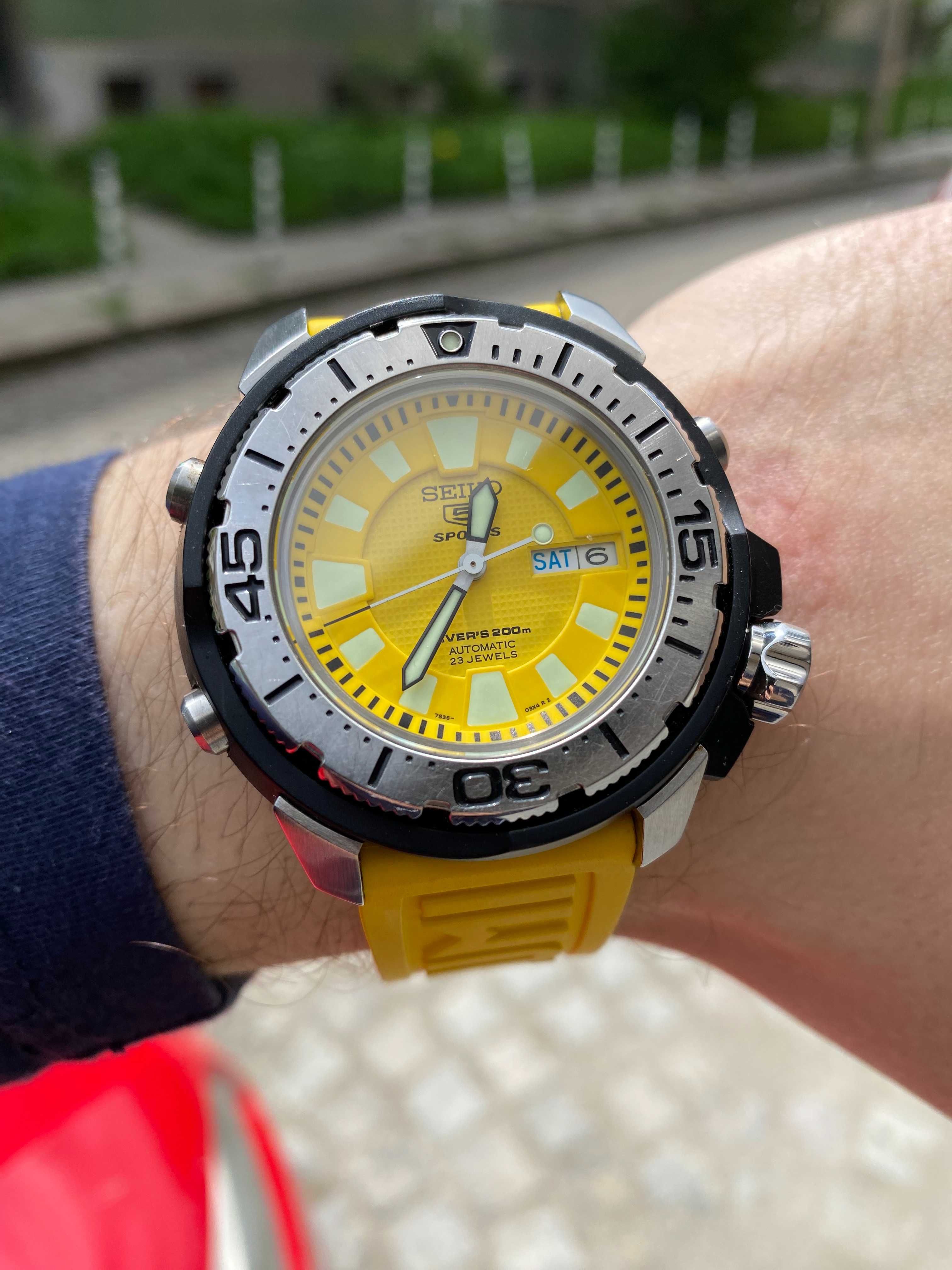 Seiko Yellow Frankenmonster