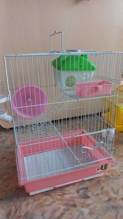 Клетка для хомяка,3 яруса