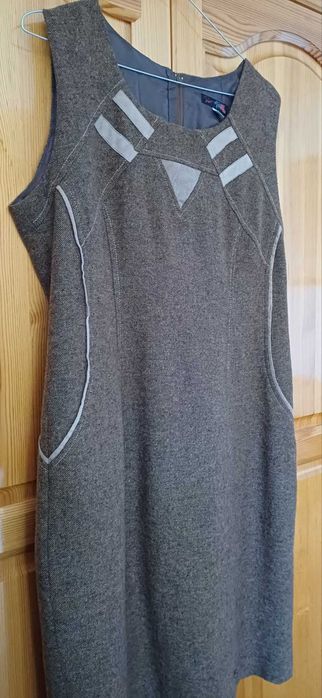 Рокля на Rosi Fashion с Декорации от Велур! НОВА! БГ48