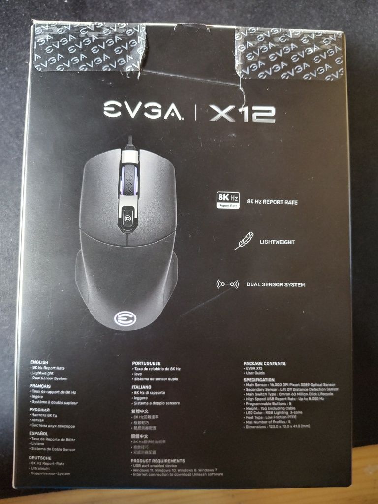 Мишка EVGA X12 за компютър или лаптоп