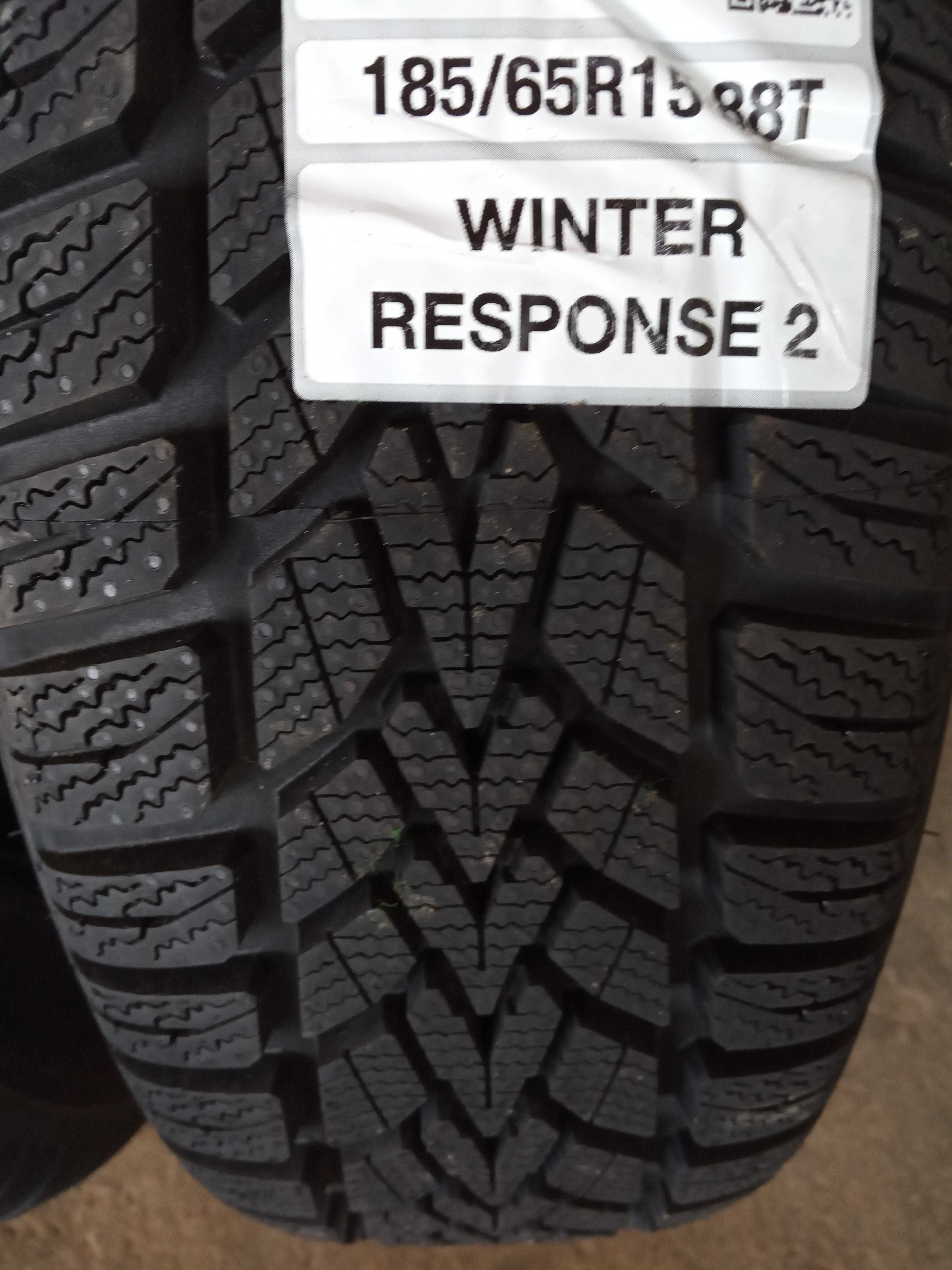 2 Нови зимни гуми 185/65R15 Dunlop Winter Response 2 88T DOT3824