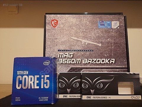 Продам i5 10400f и материнскую плату msi b560m bazooka