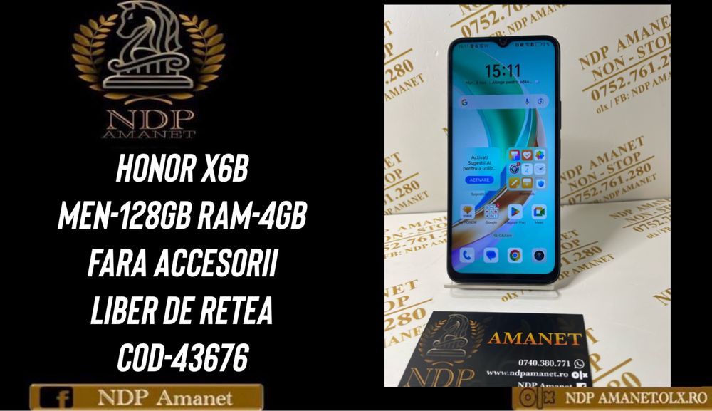NDP Amanet Braila Honor X6B 128gb (43676)