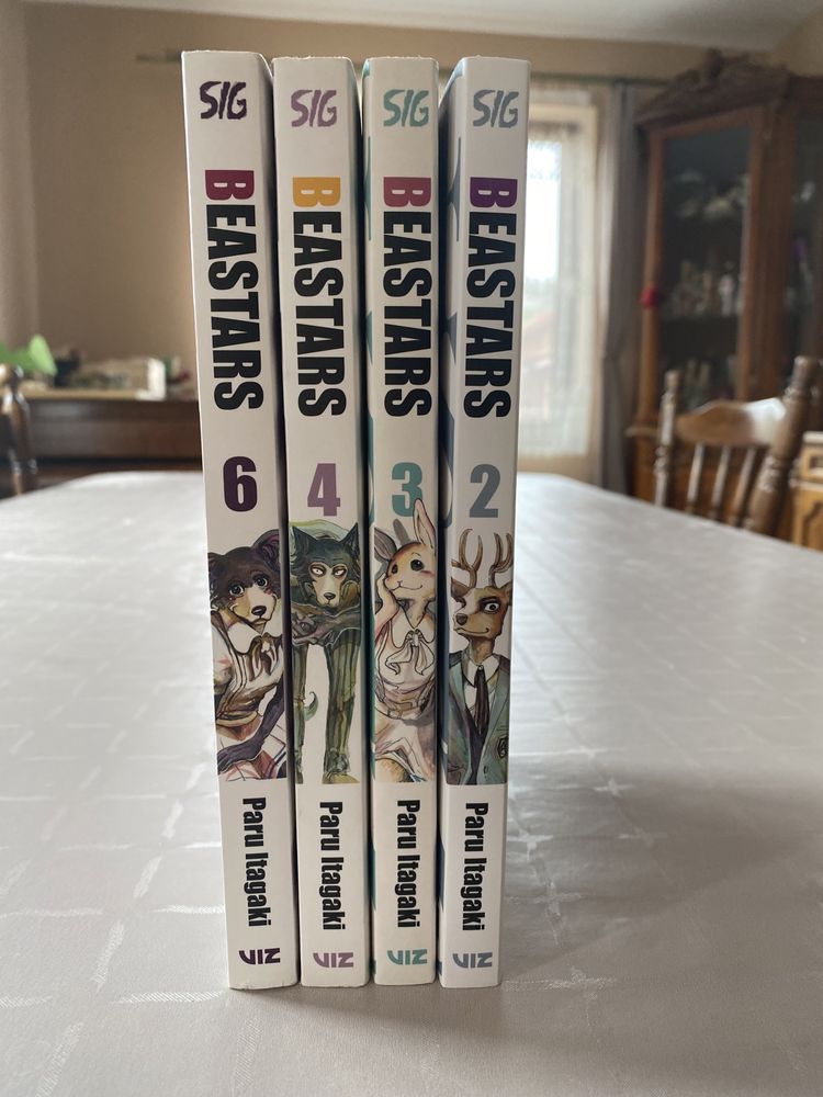 Vând manga Beastars vol. 2,3,4,6