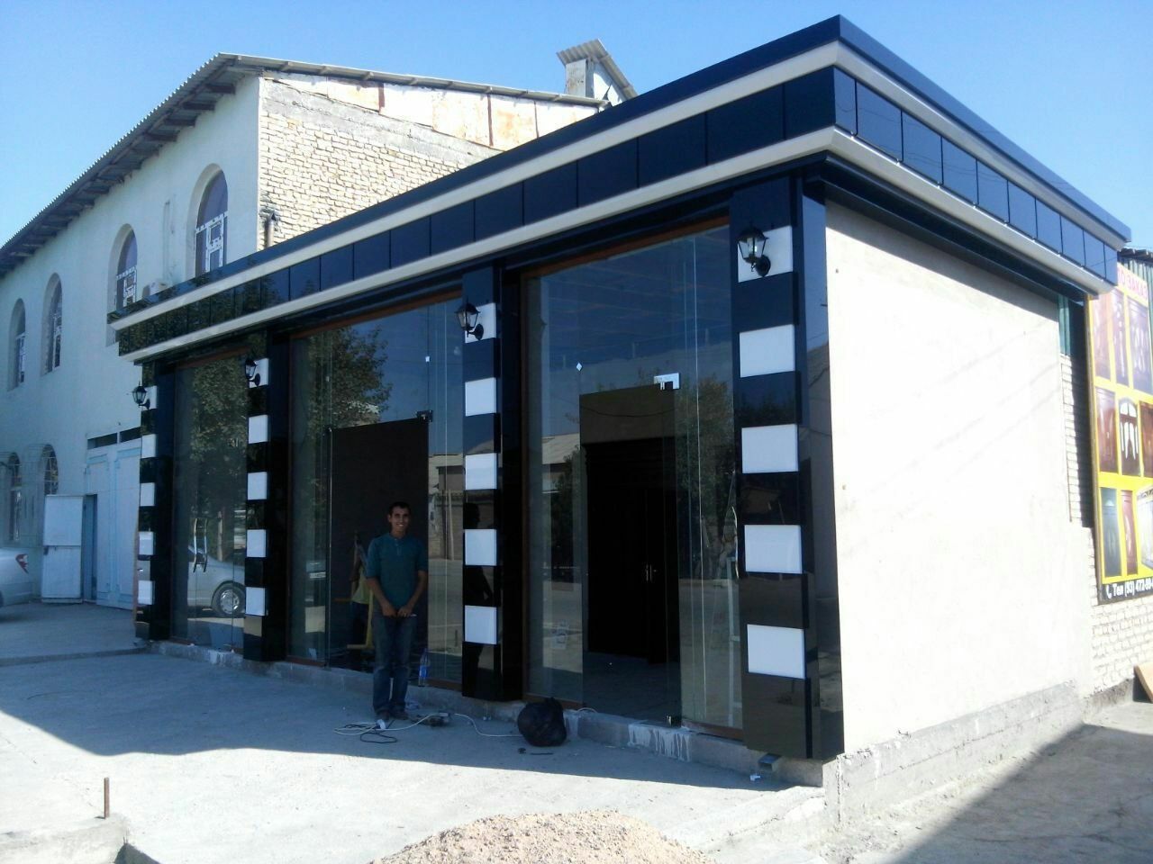 Аликафон алкафон фасад ишлари хамюнбоб нархларда