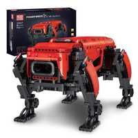 Електрическо куче робот за сглобяване - 936 части с дистанционно управ