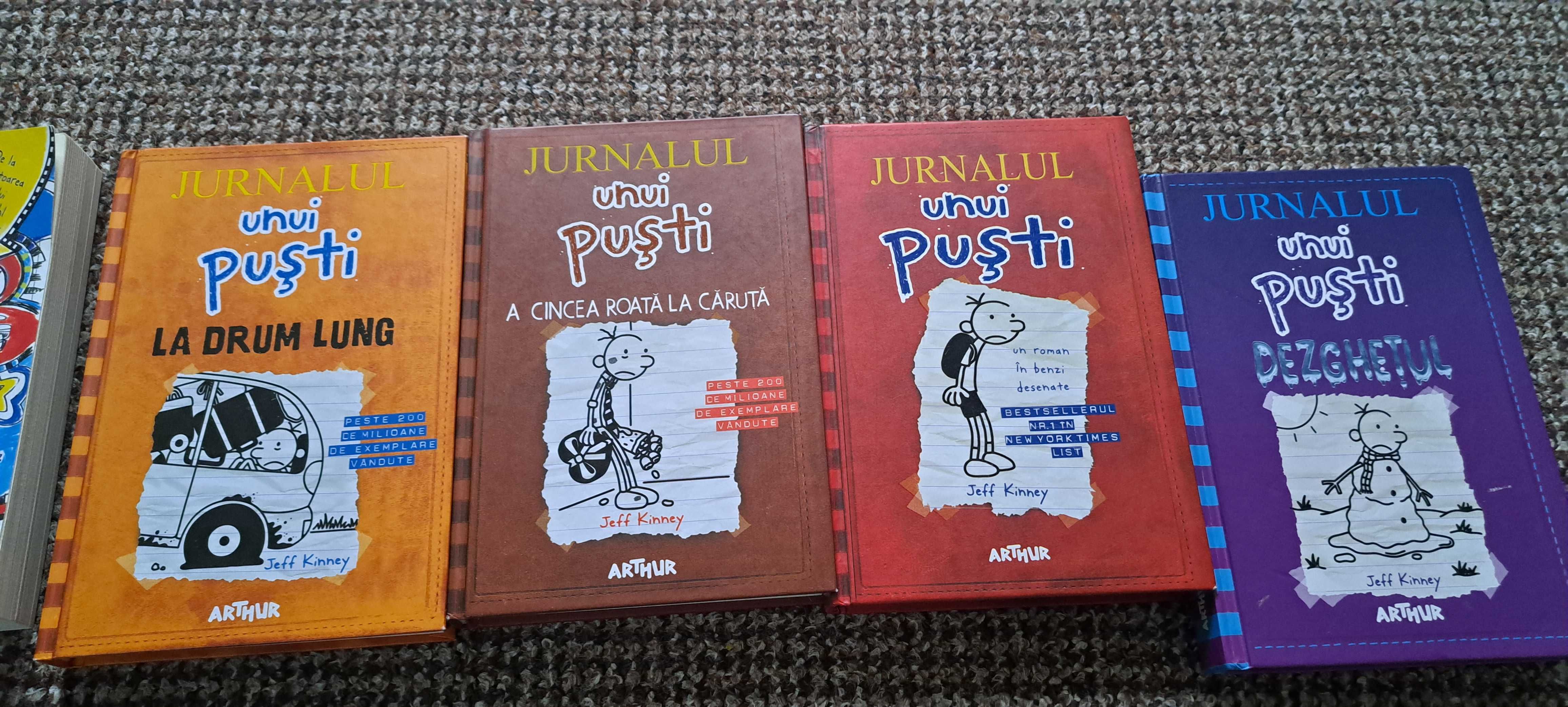 Jurnalul unui pusti vol 1, 13, 7, 9 si Tom Gates, TOATE NOI