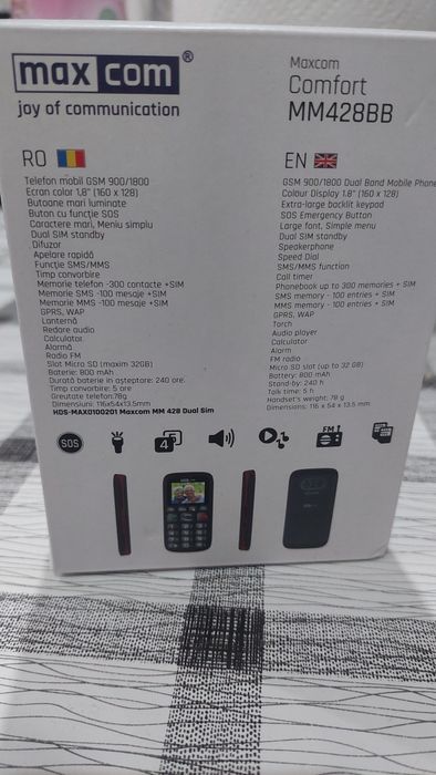 Telefon Maxcom cu butoane