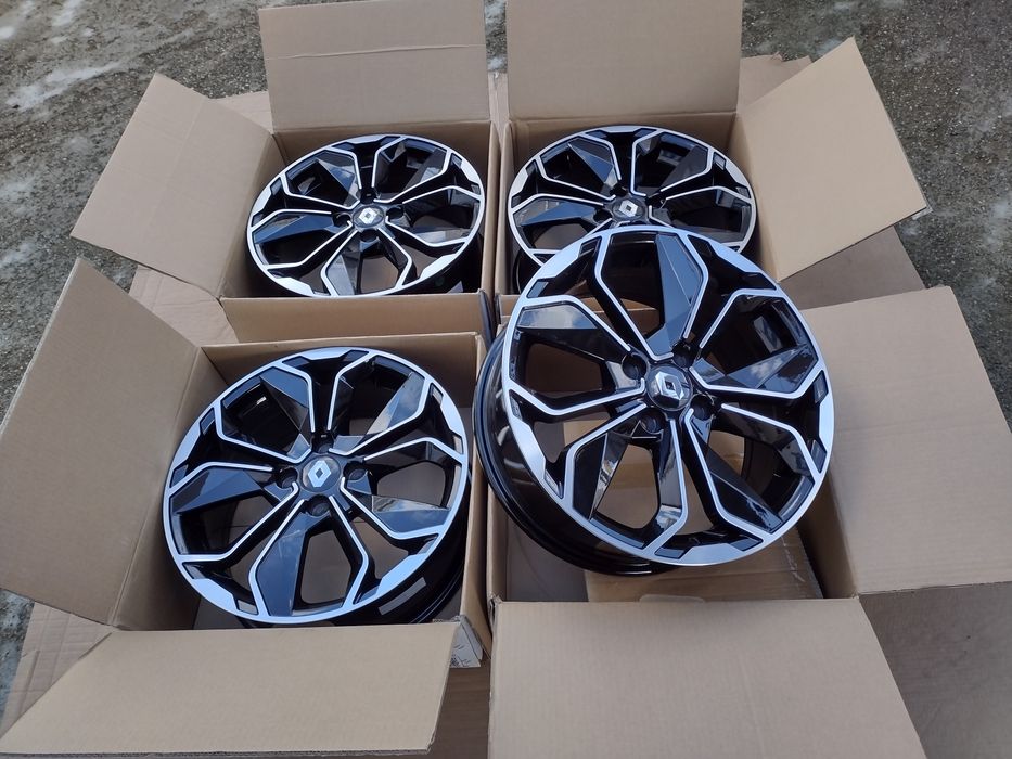 Jante 16 Renault 4 x 100 R16 sau R15 Bicolore