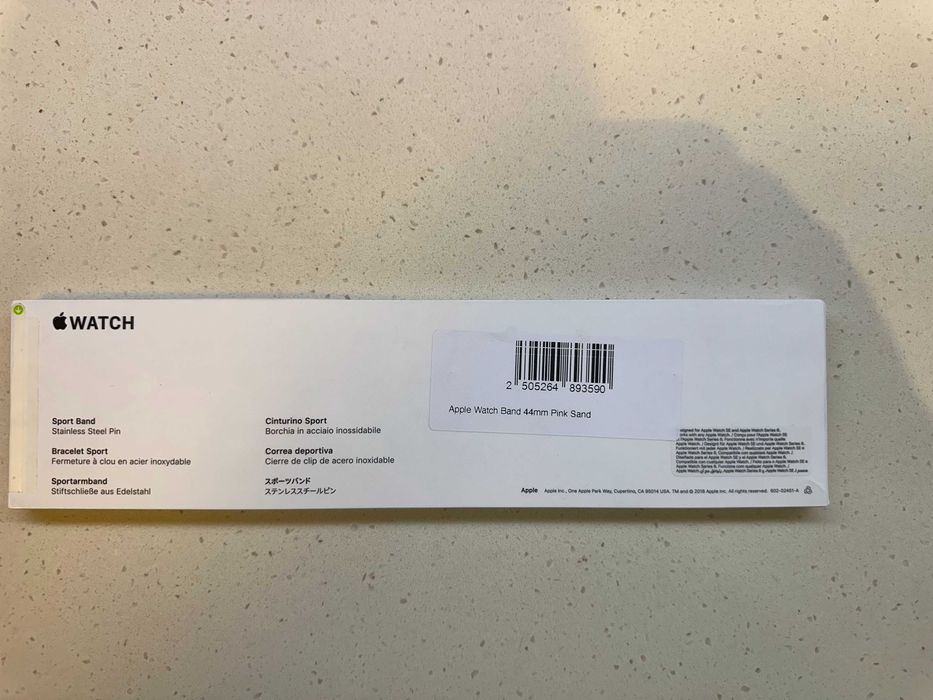 Apple Спортна каишка | Pink Sand Пясъчно розово | 44 мм