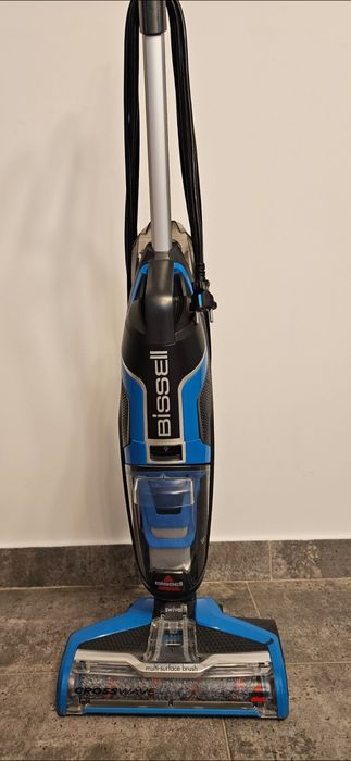 Vand Aspirator mop Bissell CrossWave – 2 în-1: aspiră si spală