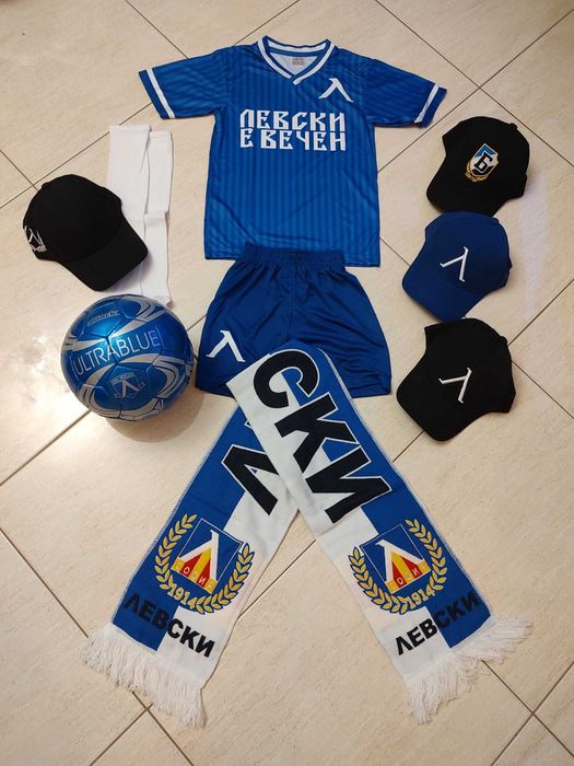 Мъжка тениска + Шапка Левски / Цска / Манчестър Роналдо 2022/23г Ново