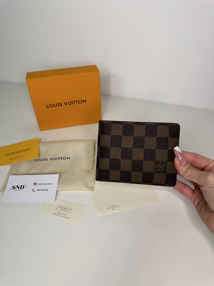 Portofel Louis Vuitton piele canvas 100% cutie inclusă