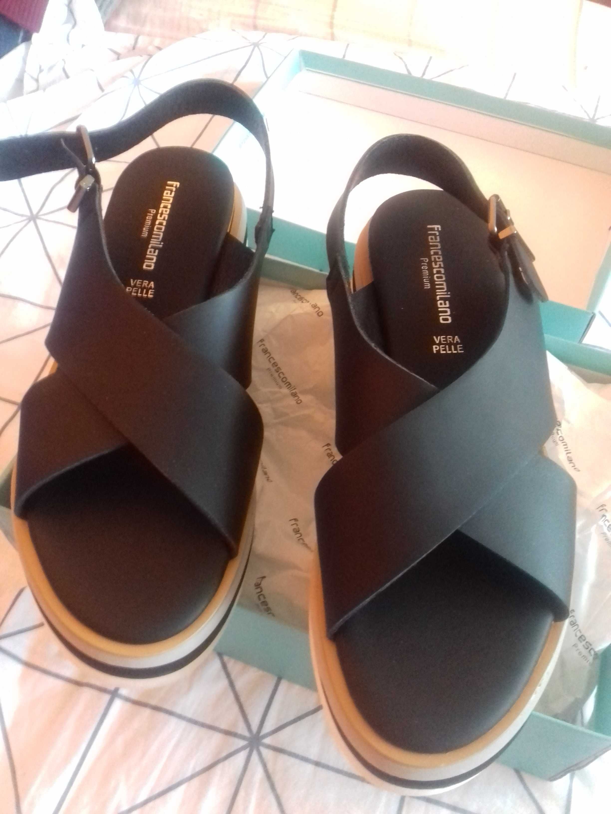 Sandale de dama din piele naturala Francescomilano