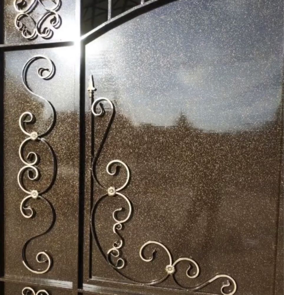 Покраска ворот, покраска металлических изделий, ворота, двери, ограды