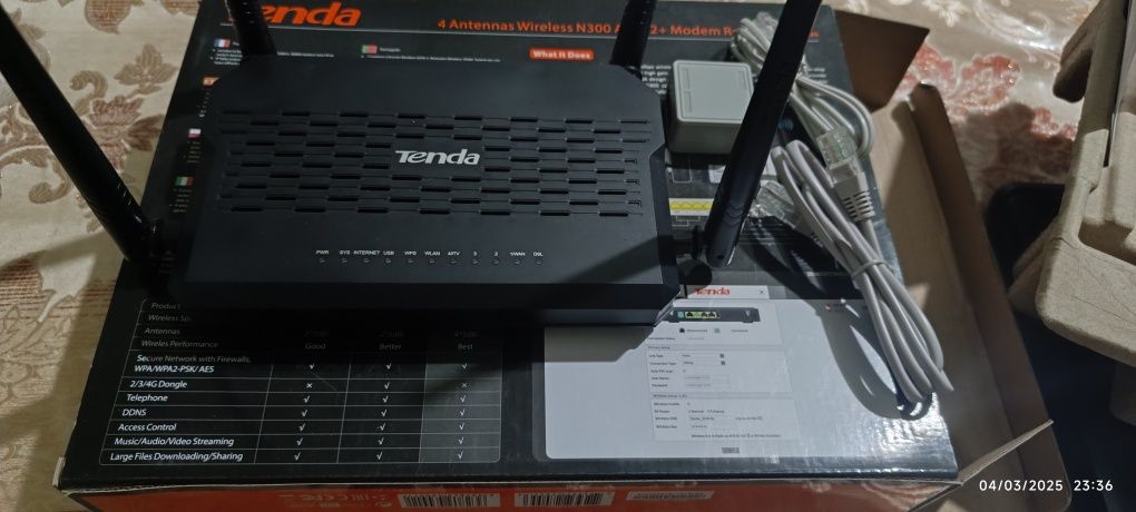 Tenda WiFi router