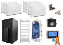 Pachet centrala peleti KOPH PM 35 KW, 230 mp