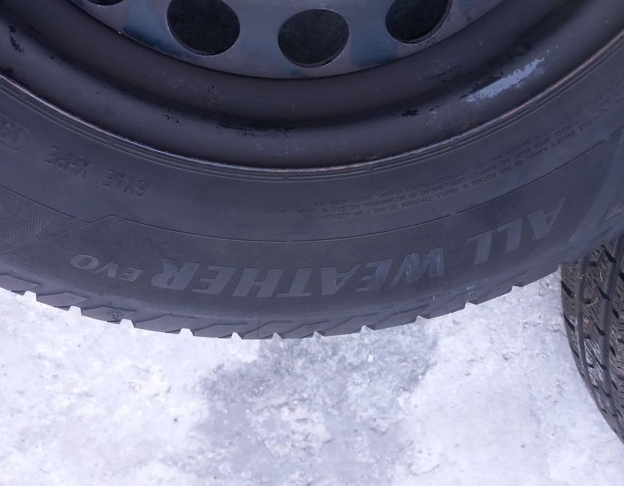 Всесезонни гуми с джанти 15 5×112 Vw Audi Seat Skoda