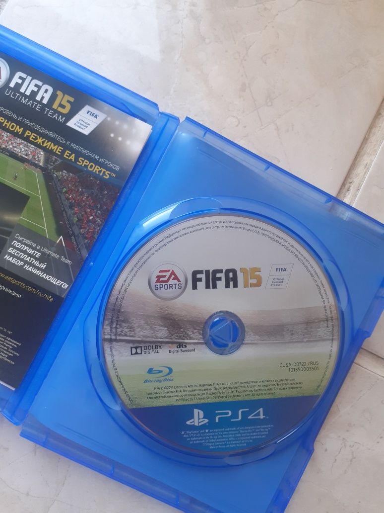 Fifa 15 продам/обменяю диск для Playstation 4
