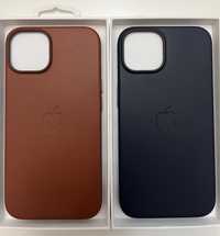 Husa Apple Leather Case MagSafe iPhone 14 Umber