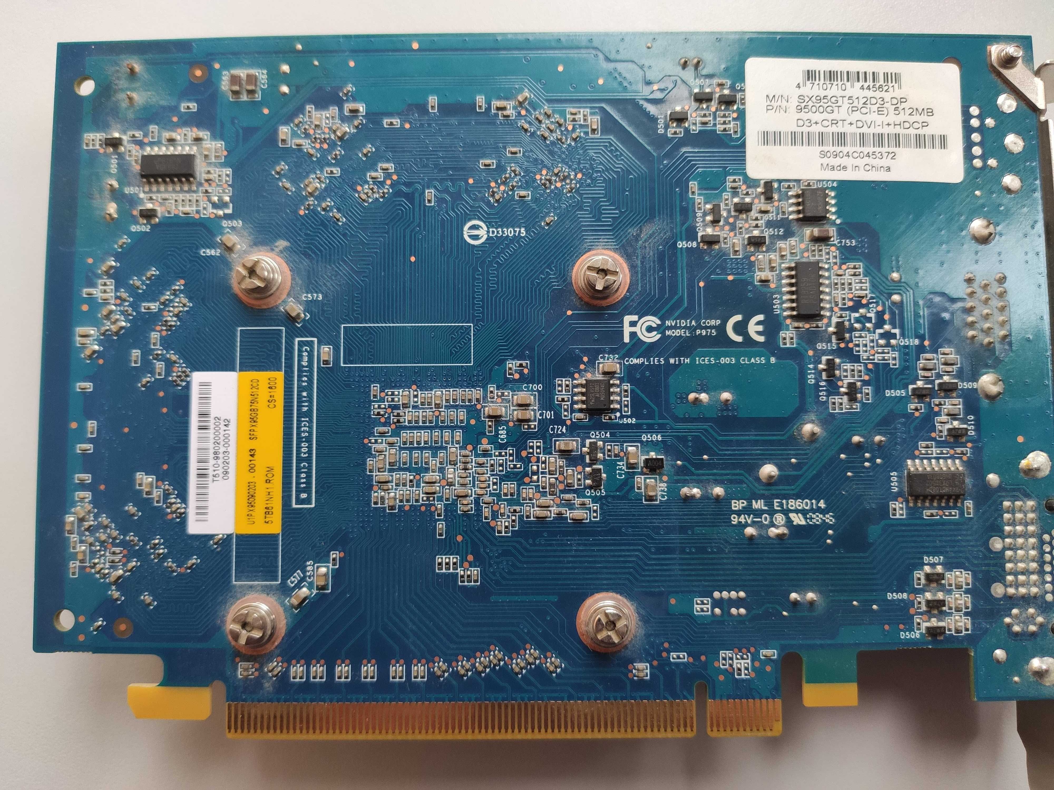 Placa video Nvidia GeForce 9500GT 512 mb / 128 bit DDR3