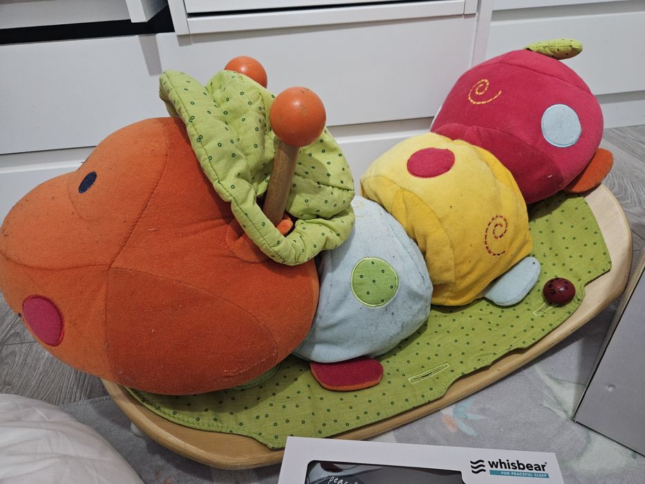 Дървена детска люлка