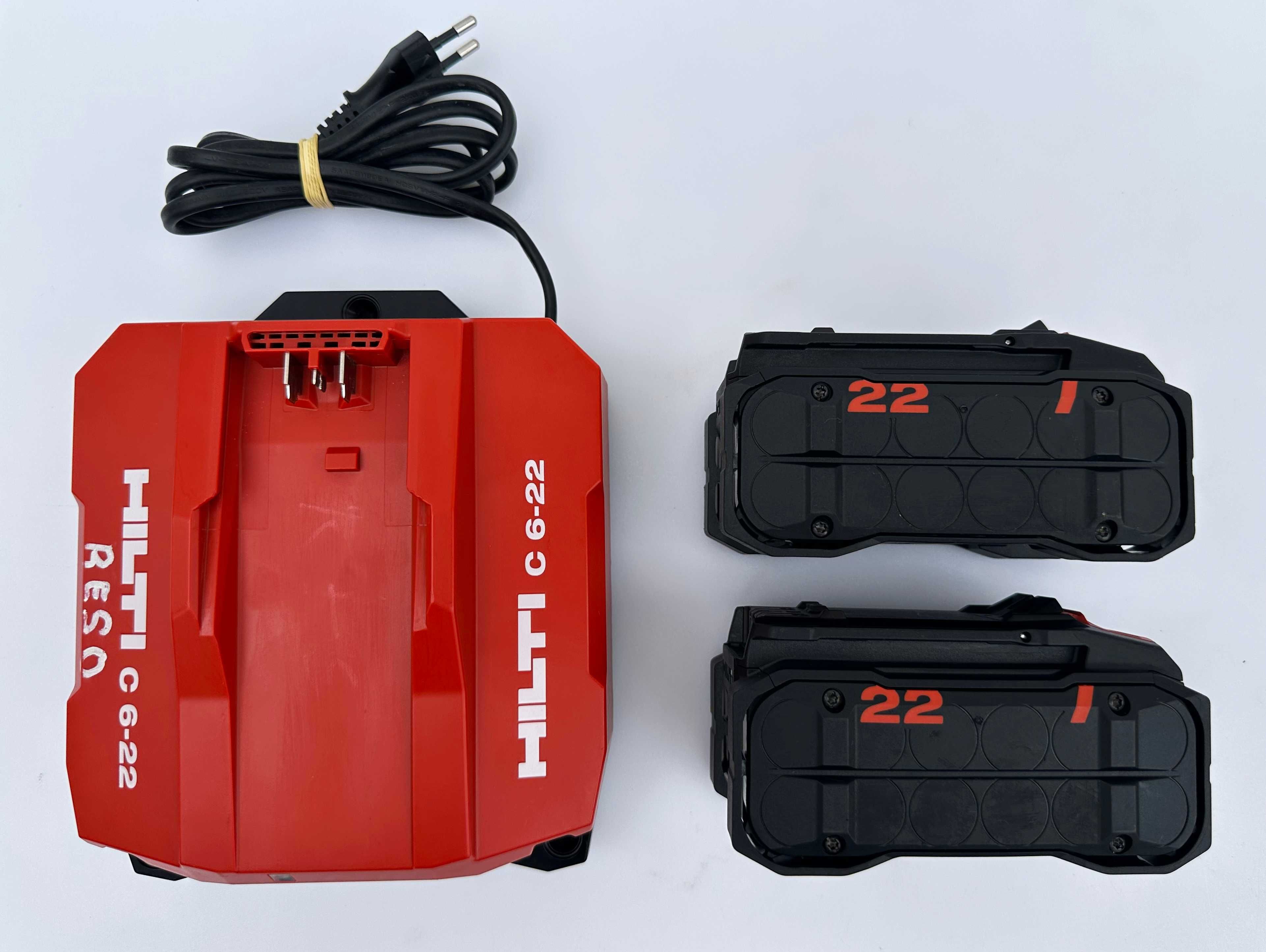 Hilti AG 6D-22 Nuron - НОВ Безчетков ъглошлайф  2x22V 5.10Ah 2024г