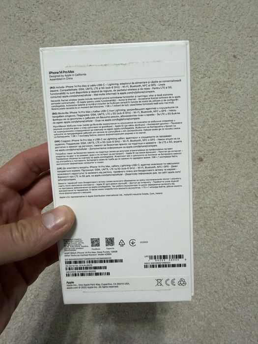 Iphone 14 pro max deep purple 128 gb