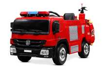 Masinuta electrica Pompieri Fire Truck Hollicy 90W PREMIUM #Rosu