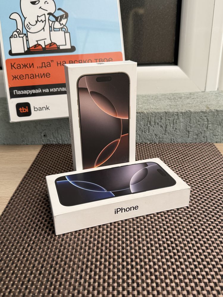 НОВ! 256Gb *ЛИЗИНГ* iPhone 16 Pro Desert Black Titanium /Айфон Гаранц
