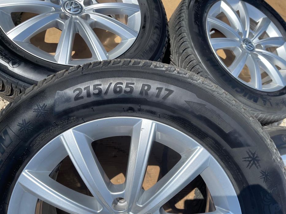 Jante VW 17 Tiguan Roti iarna 215/65R17 Michelin DOT2022