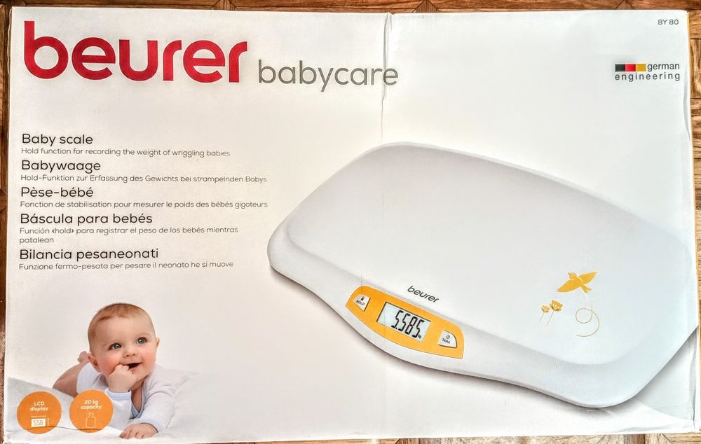 СРОЧНО ТОРГ НОВЫЕ ВЕСЫ ДЛЯ ДЕТЕЙ Beuer BY 80 . Оригинал . В упаковке .