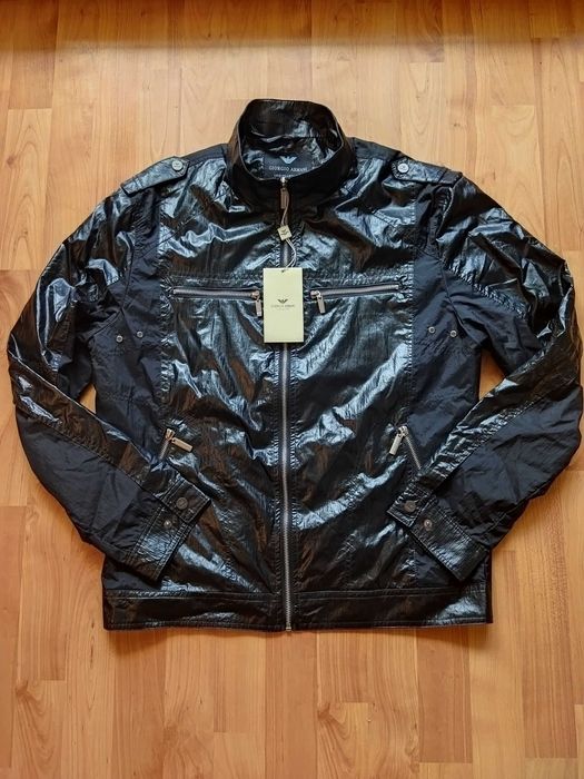 Куртка-ветровка Giorgio Armani (Стамбул),люкс,под кожу,новая,р-р 48