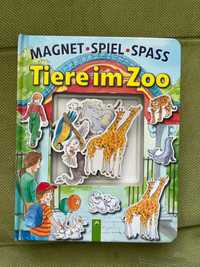 Книга с магнити Зоопарк