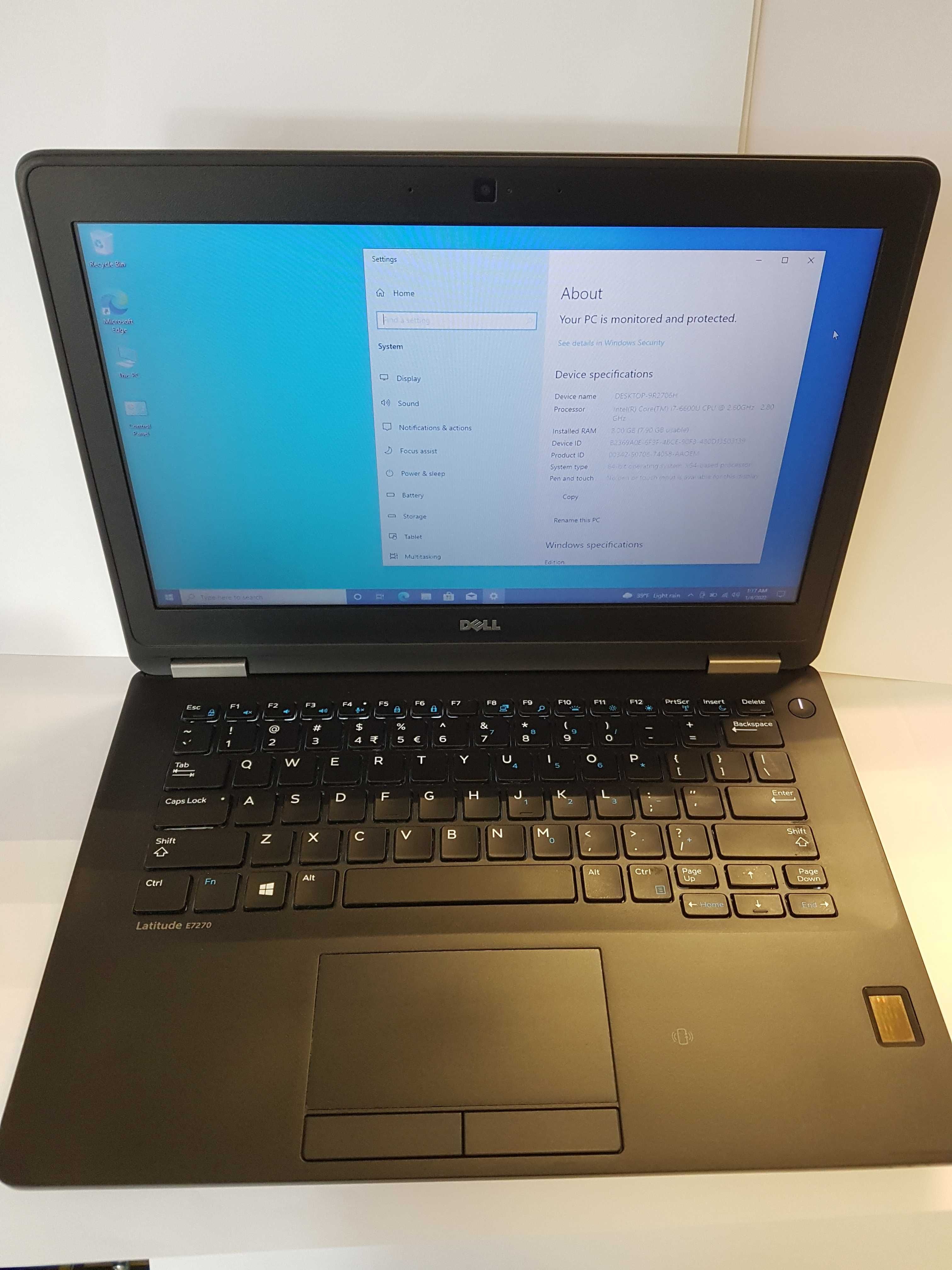 Dell Latitude E7270 Intel Core i7 6600U  2,60GHz 16GB RAM ,SSD 256GB