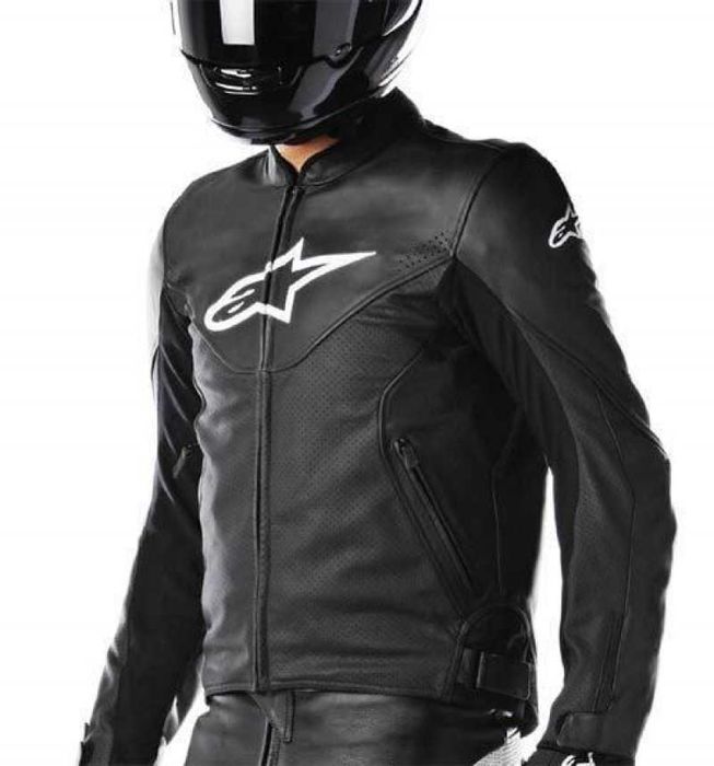 Geaca Moto Piele Alpinestars Indy - L - 54 + protector spate