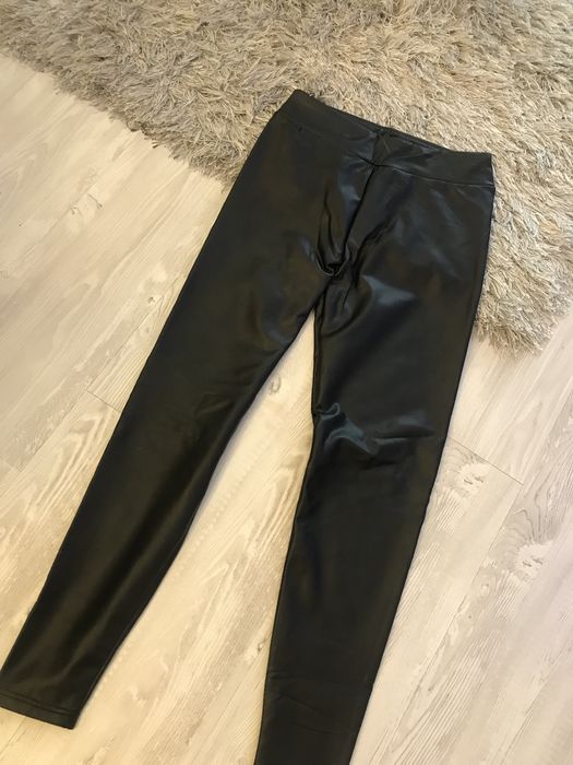 Дамски дънки Stradivarius , Mom jeans , кожен клин