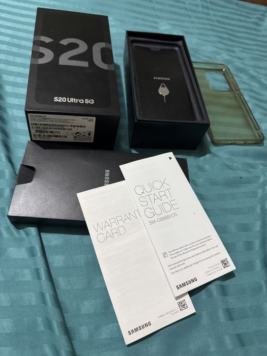 Cutie cheita si husa samsung galaxy s20 ultra originale