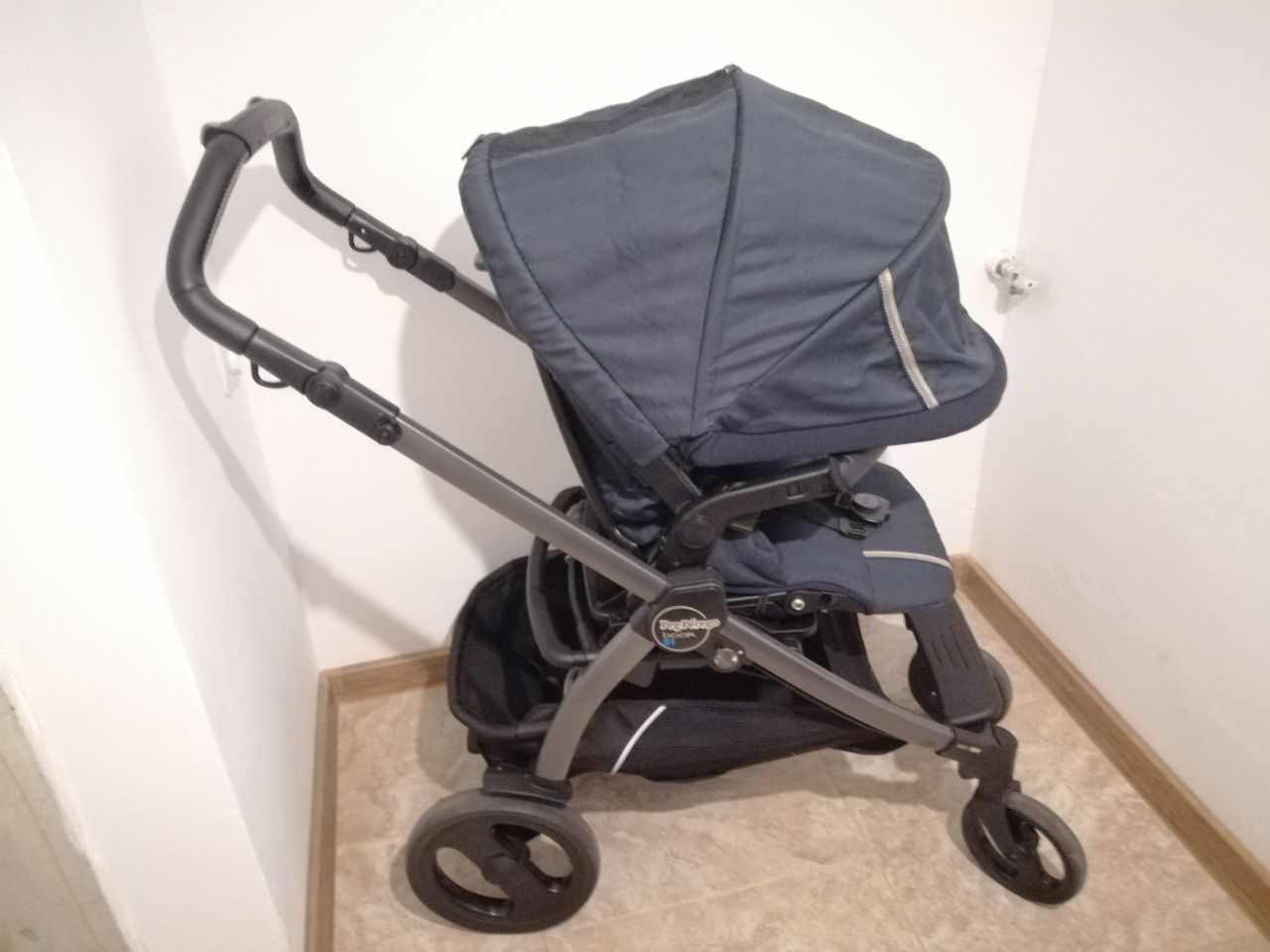 Детска бебешка количка peg perego book 51  navy като нова 3 в 1