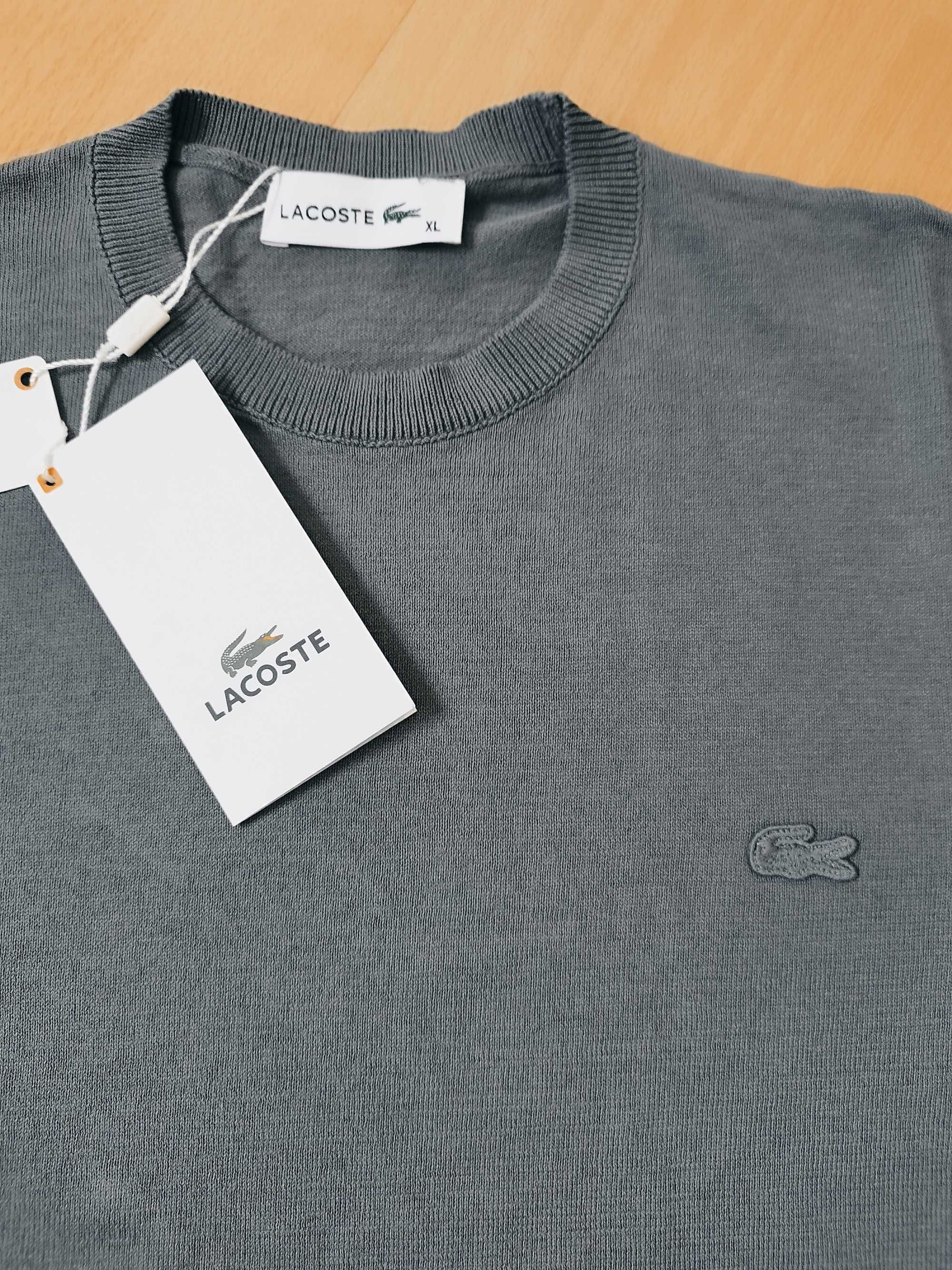Мъжка тениска Lacoste -плетиво-М размер