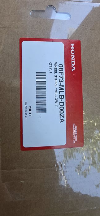 Rim strip honda cb hornet cod 08F73MLBD00ZA