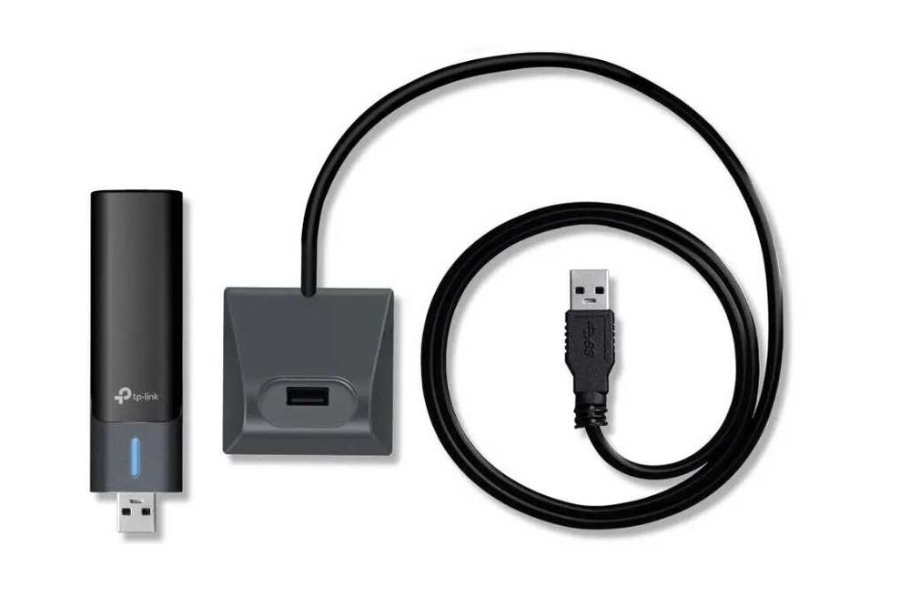 USB Wi-Fi 6E Адаптер TP-Link Archer AXE5400 (Трибандов) | Като нов