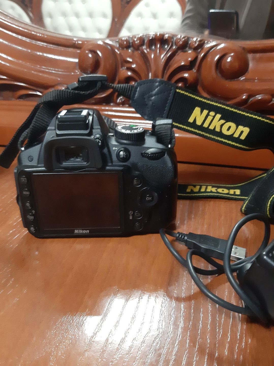 Фотоаппарат Nikon D3200 объектив DX SWM VR Aspherical-0.28m/0.92ft/52