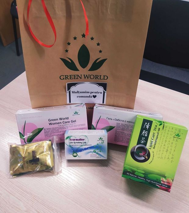 Gel Bactericid    Set Ginecologic   Green World