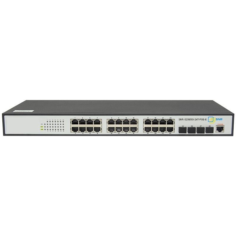 Управляемый POE коммутатор уровня 2 SNR-S2985G-24T-POE-E