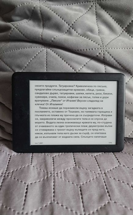 Kindle 10th с подсветка wifi и Bluetooth