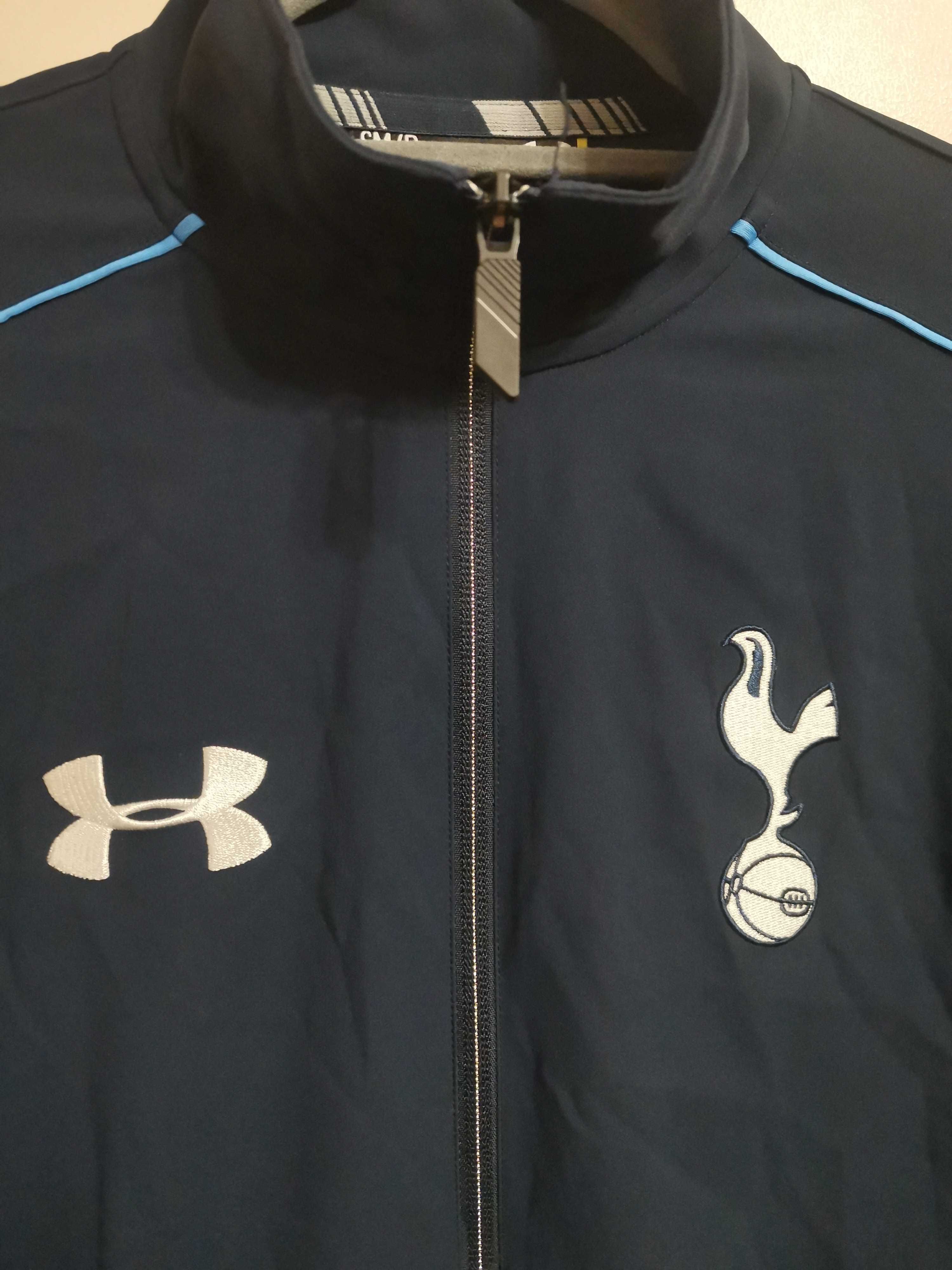 TOTTENHAM HOTSPUR Football Soccer Light Track Jacket Under Armour.