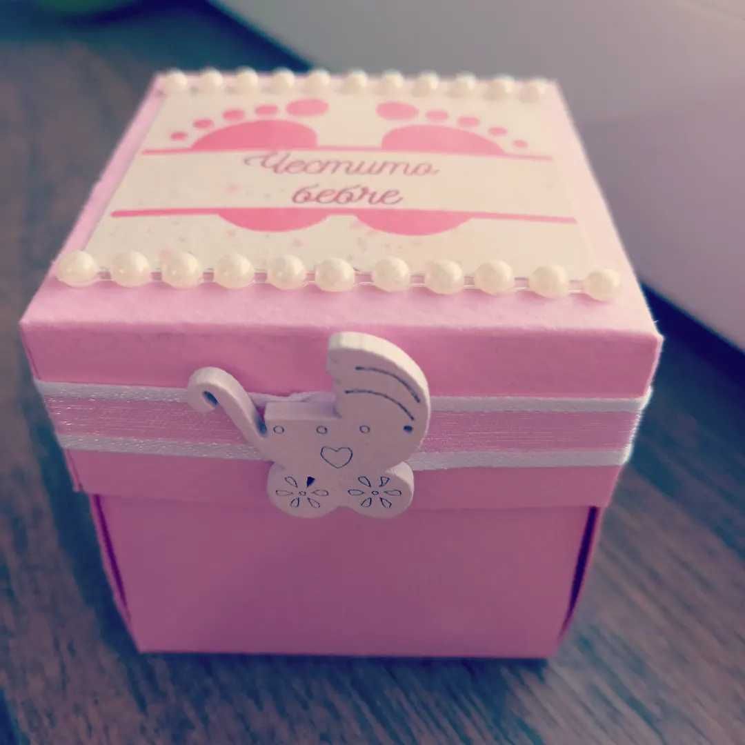 Сладка кутийка " Честито бебче"